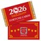 Big Dot of Happiness 2026 Year of the Horse - Lunar New Year Game Scratch Off Fortune Cards - 22 Count